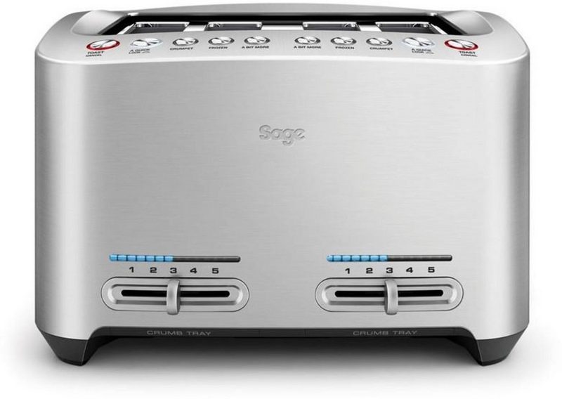 Sage Toaster the Smart Toast STA845BAL 4 lange Schlitze 2000 W