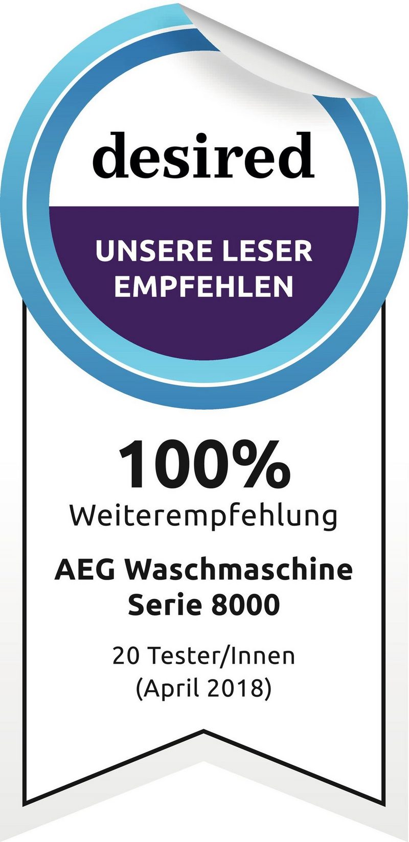 AEG Waschmaschine L8FEA70690 9 kg 1600 U/min