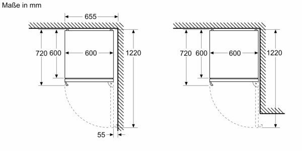 SIEMENS Kühl-/Gefrierkombination KG39NAICT 203 cm hoch 60 cm breit