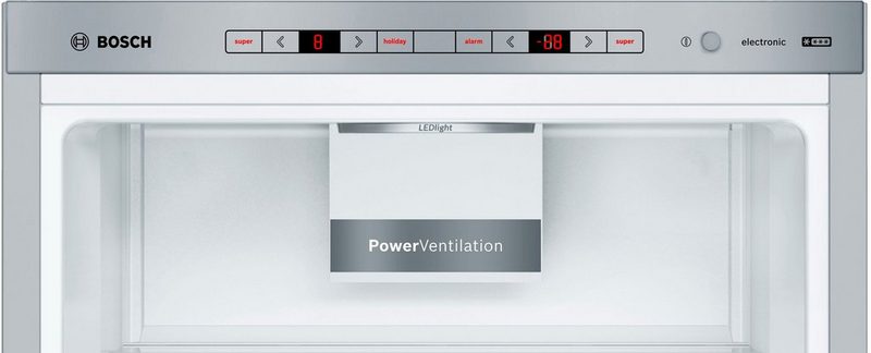 BOSCH Kühl-/Gefrierkombination Serie 6 KGE39AICA 201 cm hoch 60 cm breit