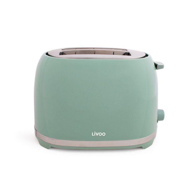 LIVOO Toaster LIVOO Frühstückset Toaster Wasserkocher Küchengeräte Set DOD160VS mint