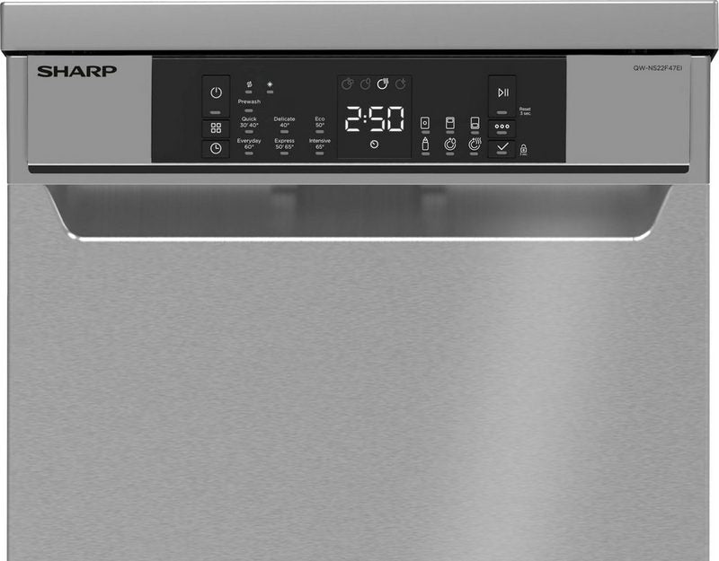 Sharp Standgeschirrspüler QW-NS22F47EI-DE 10 Maßgedecke