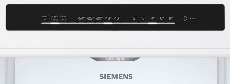 SIEMENS Kühl-/Gefrierkombination iQ300 KG36N2ICF 186 cm hoch 60 cm breit