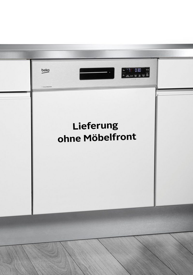 BEKO teilintegrierbarer Geschirrspüler DSN28O40X 14 Maßgedecke