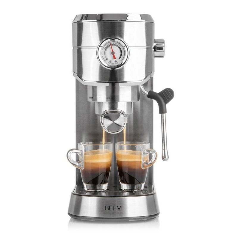 BEEM Siebträgermaschine ESPRESSO-ULTIMATE Espresso-Siebträgermaschine - 20 bar - silber