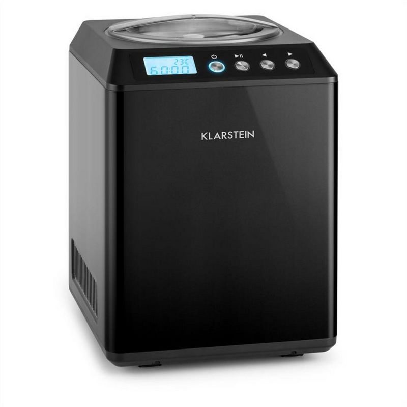 Klarstein Eismaschine Vanilly Sky Family Eiscremebereiter Frozen Yoghurt 250W 25l schwarz 2.5 l 250 W