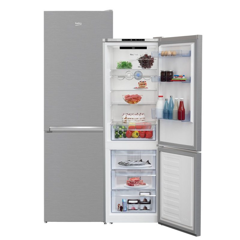 BEKO Kühlschrank RCNA366I40XBN 1852 cm hoch 595 cm breit Schnellkühlen Türalarm Urlaubsmodus Abtauung: automatisch