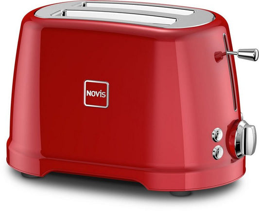 NOVIS Toaster T2 rot 2 kurze Schlitze 900 W