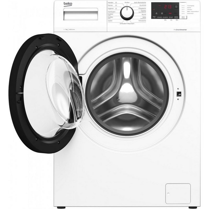 BEKO Waschmaschine 7kg Frontlader freistehend 1.400 U/Min EEK: D WML71434NRS1