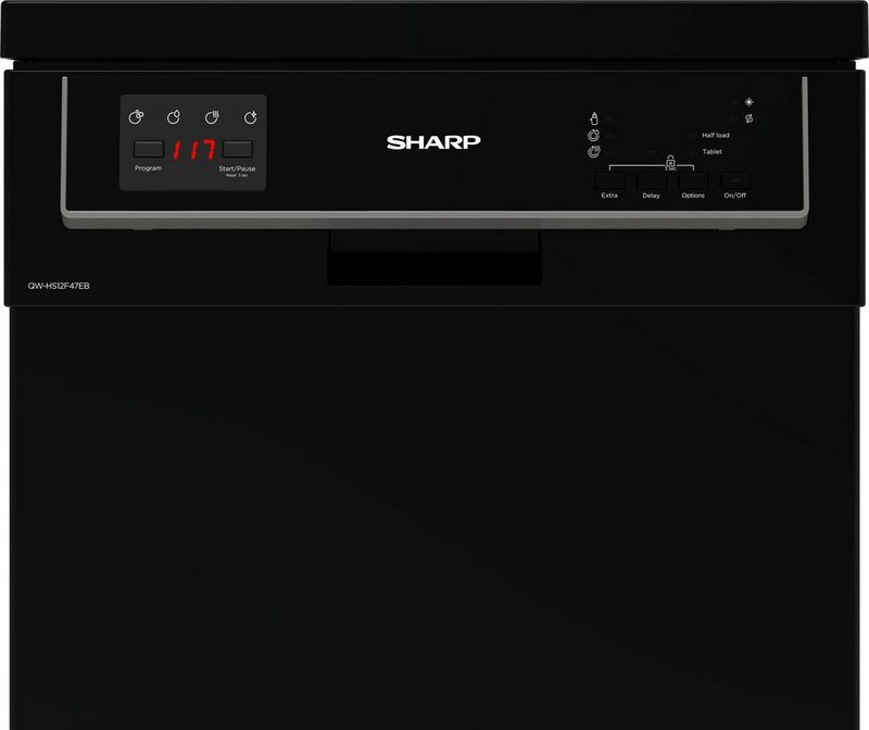 Sharp Standgeschirrspüler QW-HS12F47EB-DE 11 l 10 Maßgedecke