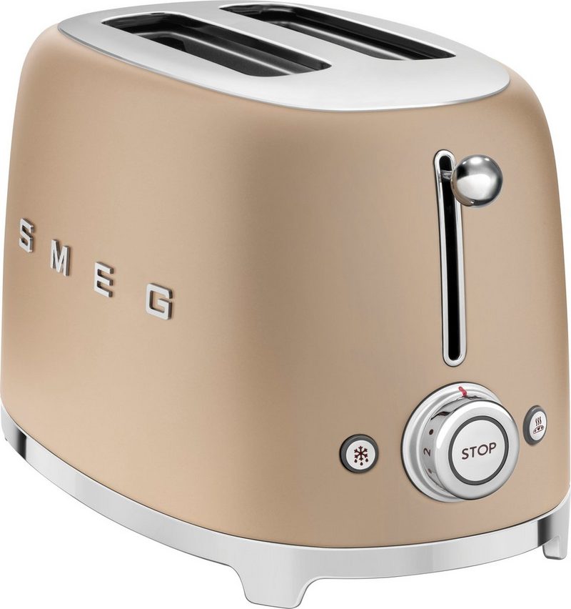 Smeg Toaster TSF01CHMEU 2 kurze Schlitze 950 W