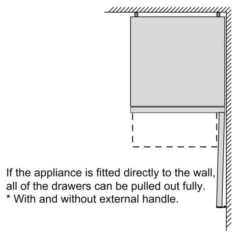 BOSCH Kühl-/Gefrierkombination KGF39PIDP 203 cm hoch 60 cm breit EasyAccess Shelf / SuperGefrieren / Perfect Fit / VitaFresh pro