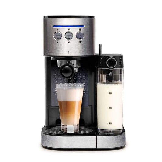 BluMill Espressomaschine Espresso Siebträger Siebträgermaschine mit integriertem Milchaufschäumer