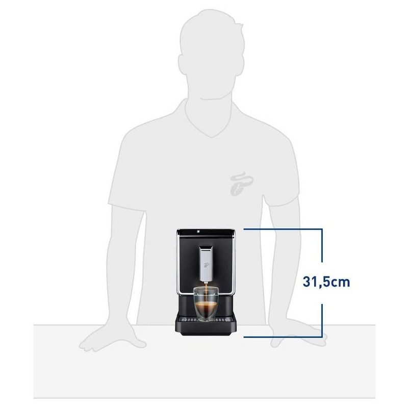 Tchibo Kaffeevollautomat Esperto Caffè silber +1kg Barista Ganze Bohne