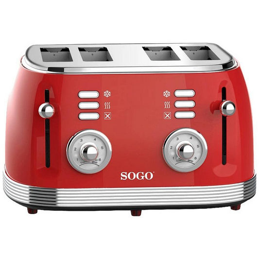 Sogo Toaster 4-Scheiben-Toaster Eternal Retro Serie