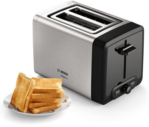 BOSCH Toaster TAT4P420DE DesignLine 2 kurze Schlitze 820 W