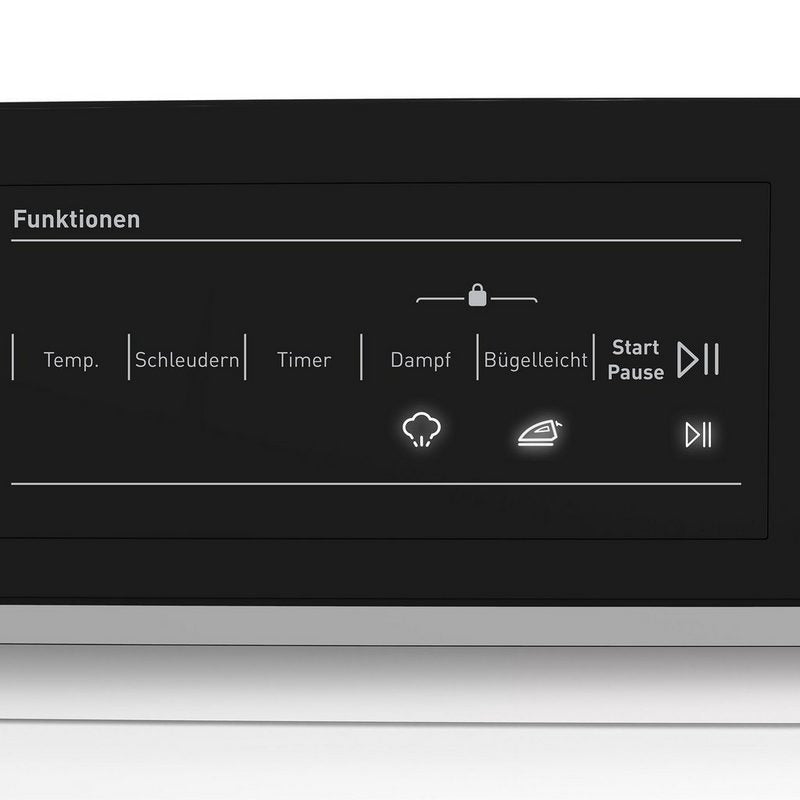 Sharp Waschmaschine ES-NFH914AWC-DE 900 kg 1400 U/min AllergySmart Super Silent - Tür mit Zweifachverglasung Advanced Inverter Motor AquaStop LED-Display