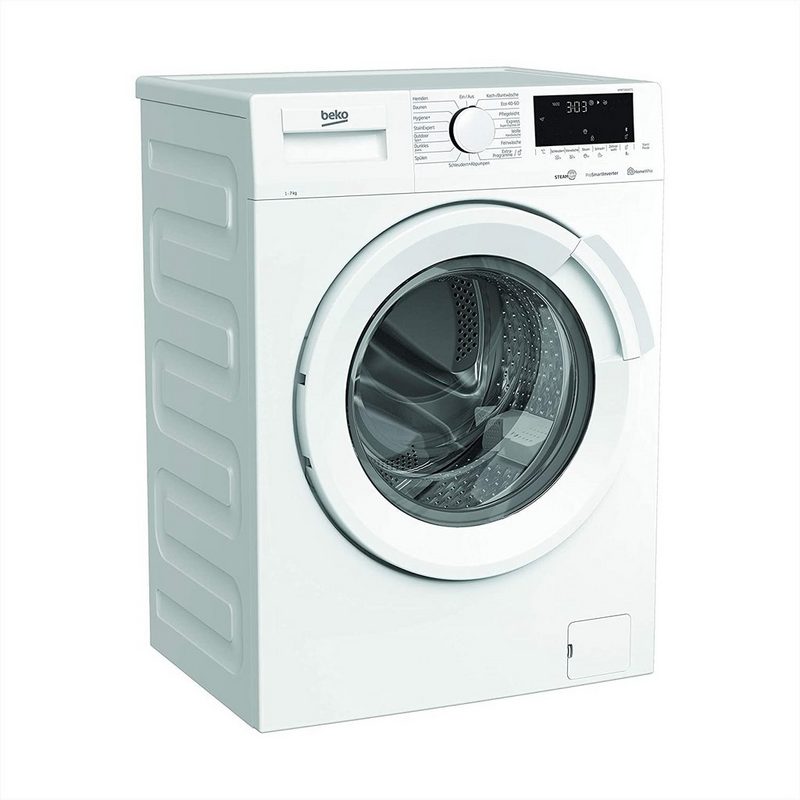 BEKO Waschmaschine 7kg Bluetooth Trommelreinigung Display EEK: C WMB71664ST1