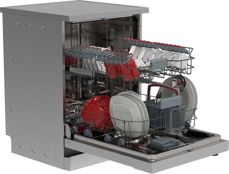 Sharp Standgeschirrspüler QW-HX12F47EI-DE 12 l 13 Maßgedecke