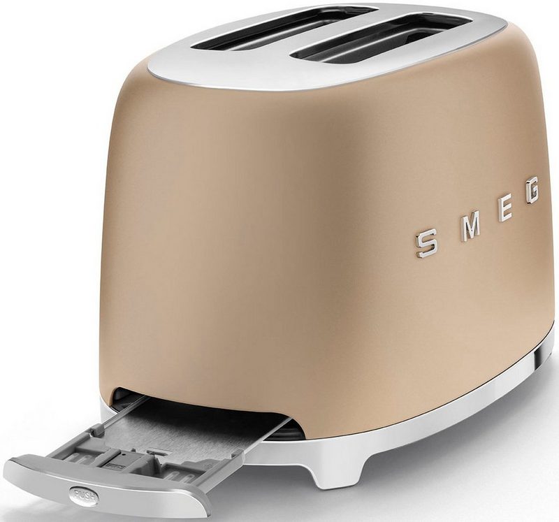 Smeg Toaster TSF01CHMEU 2 kurze Schlitze 950 W