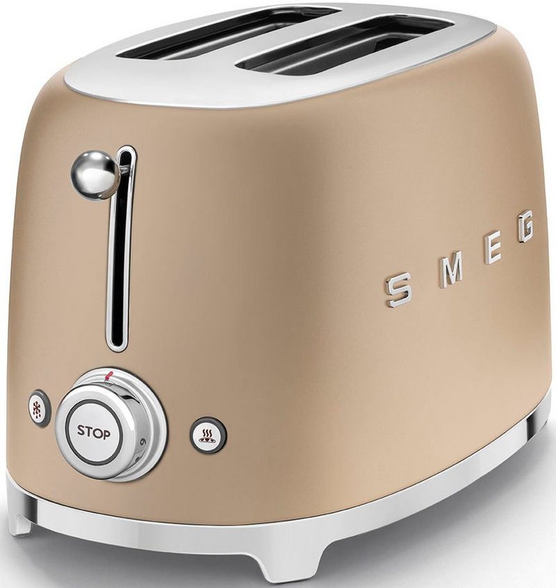 Smeg Toaster TSF01CHMEU 2 kurze Schlitze 950 W