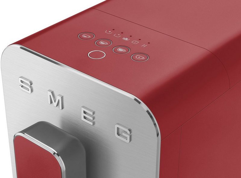 Smeg Kaffeevollautomat BCC01RDMEU Herausnehmbare Brüheinheit