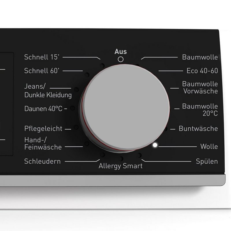 Sharp Waschmaschine ES-NFH914AWC-DE 900 kg 1400 U/min AllergySmart Super Silent - Tür mit Zweifachverglasung Advanced Inverter Motor AquaStop LED-Display